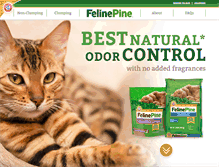 Tablet Screenshot of felinepine.com